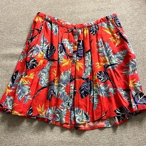 Roxy floral skirt with pockets